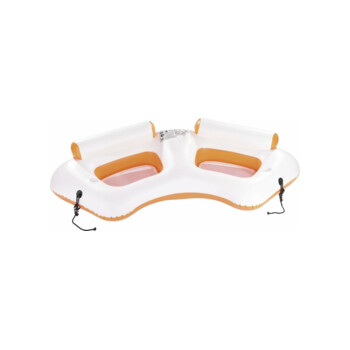 Porte-gobelet gonflable | Seau à glace flottant, porte-gobelet gonflable avec motif palmiers - Pour adultes piscine plage fête d'été en plein air eau boissons bière café