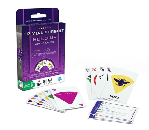 Jeu de cartes ''Trivial Pursuit'' Hold-Up