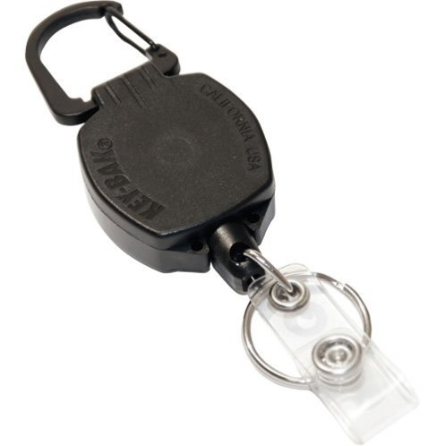 Pack de 3 Porte clés métal rétractable extensible ceinture badge forfait ski 