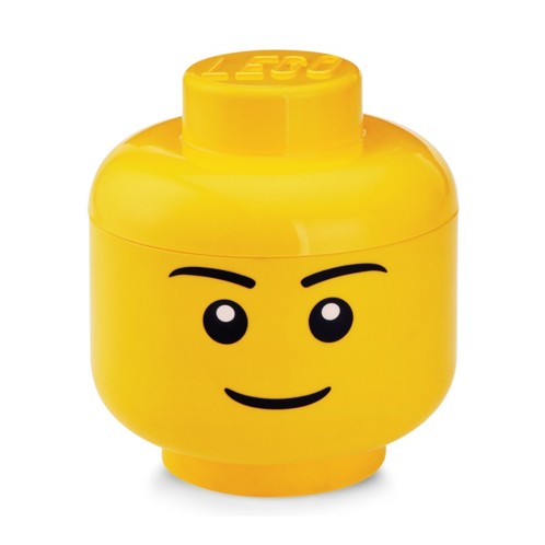 Tête de rangement LEGO garçon taille L.