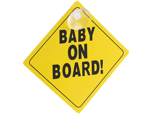 Panneau de voiture avec ventouse inscription « Baby on Board » « Worlds Cutest Princess on Board » 