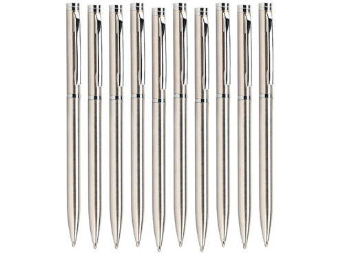 10 stylos en métal