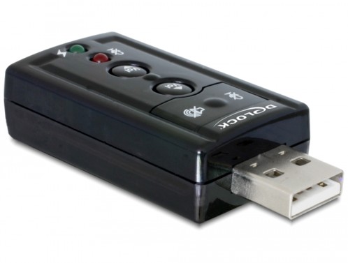 Ba30DEllylelly Carte Son Externe USB vers écouteurs Casque Prise Micro Adaptateur USB Carte Audio pour Ordinateur Portable Carte Son 
