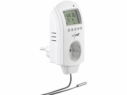 Thermostat numérique pour chauffage et climatiseur avec capteur filaire Revolt.