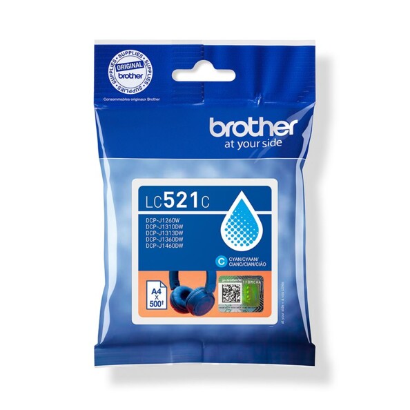 Cartouche originale Brother LC521-Cyan