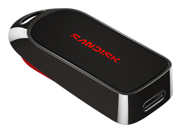 Clé USB-C 3.2 SanDisk 128 Go jusqu'à 250 Mo/s