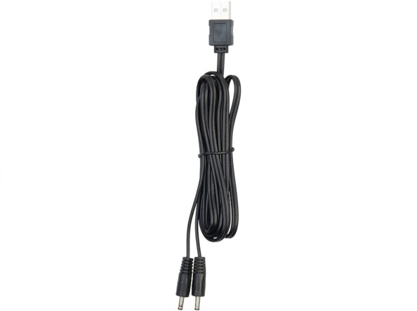 Câble d’alimentation USB à double branche pour les deux chaussons