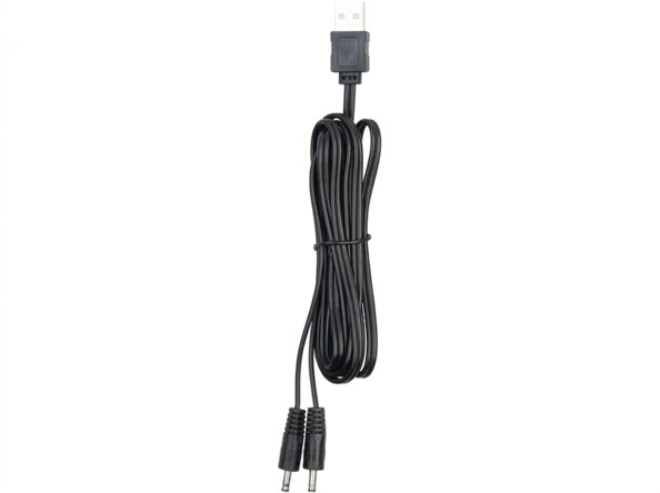 Câble USB en Y alimentant les deux chaussons en même temps