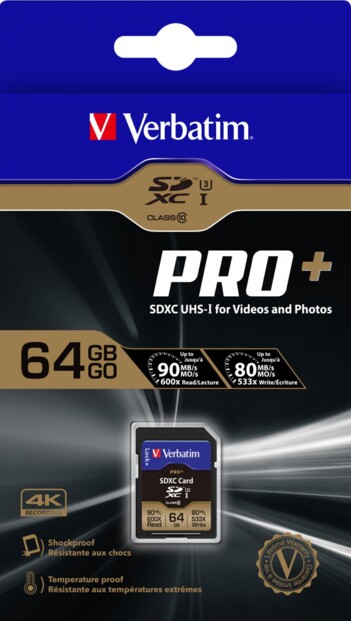 Carte SDXC Pro+ 64 Go
