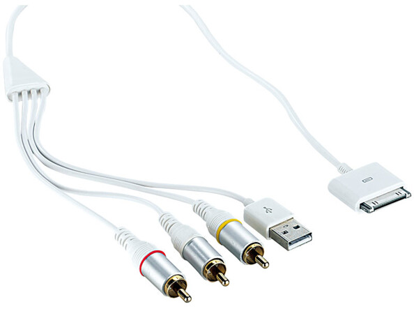 Câble AV pour iPod iPhone et iPad 