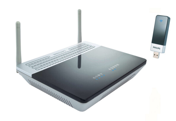 Kit modem routeur ADSL wifi + clé USB N-Draft