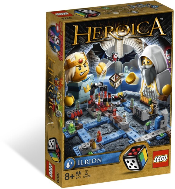 jeu de société lego heroica ilrion plateau de jeu de role avec briques et dés dès 8 ans