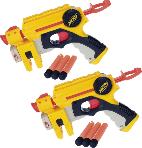 Set de 2 pistolets Nerf Nite Finder EX-3 
