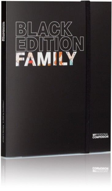 Bloc-notes A5 ''My Personal Compenion'' - ''Black Edition'' Family