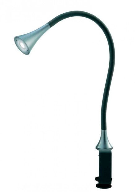 Lampe de bureau LED Philips avec clip - Gris
