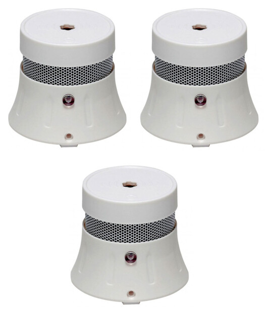 3 Minis détecteurs de fumée NF Tana ''X10''