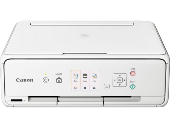 imprimante ultra-compacte avec scanner intégré canon pixma ts5050 blanc