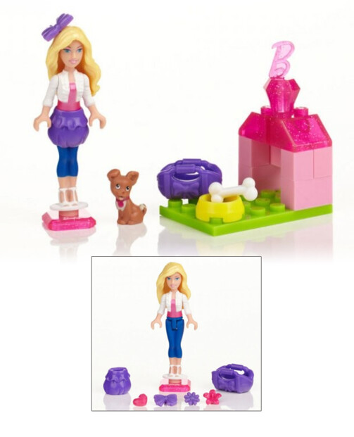 Kit d'accessoires Barbie Build'n Style - Barbie et son chiot