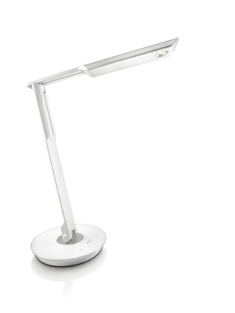 lampe de bureau a pied LED tactile design philips eyecare mallet