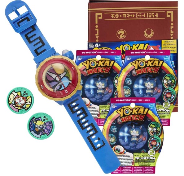 Montre parlante Yo-Kai Watch Modèle Zéro + 3 sachets de 2 médailles + Medallium