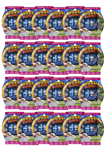 Pack de 24 sachets de 2 médailles Yo-Kai Watch "Yo-Motion" Saison 2