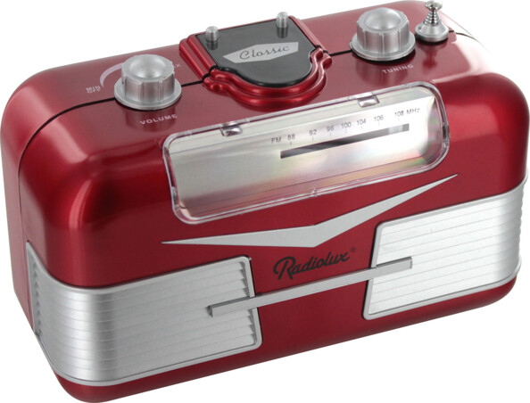 mini radio fm vintage a piles style jukebox americain années 70 radiolux