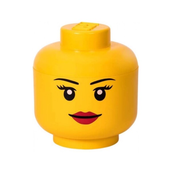 Tête de rangement LEGO fille taille S.