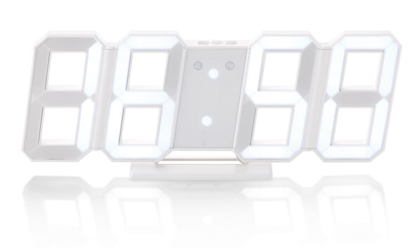 Horloge lumineuse Design avec Grands Chiffres LED Lunartec, Horloges