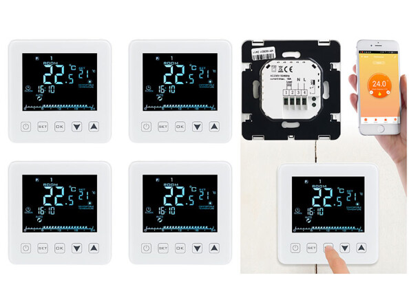 4 thermostats et capteurs connectés pour chauffage Revolt