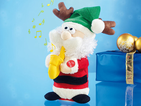 Père Noël saxophoniste ''Saxophone Santa''
