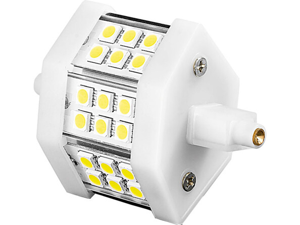 Ampoule 18 LED SMD High-Power R7S blanc chaud