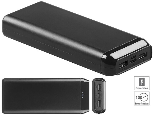 Batterie d'appoint à 2 ports USB 20000mAh/2,4A/12W