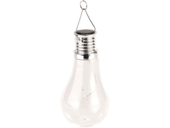 Ampoule solaire à LED design classique 2 lm, 0,024 W, blanc chaud