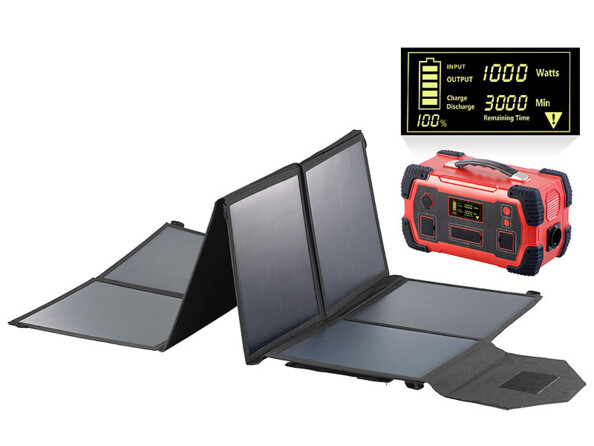 Batterie nomade et convertisseur solaire HSG-900 - 420 Wh
