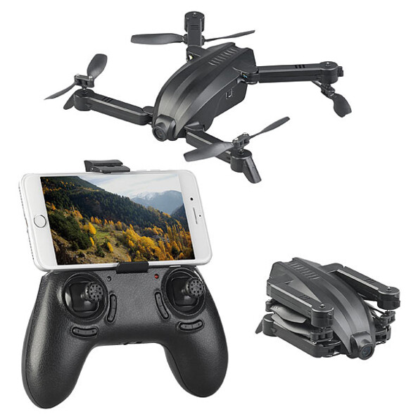 micro drone quadricoptère pliable avec caméra HD 720p et wifi pour images live simulus GH-25