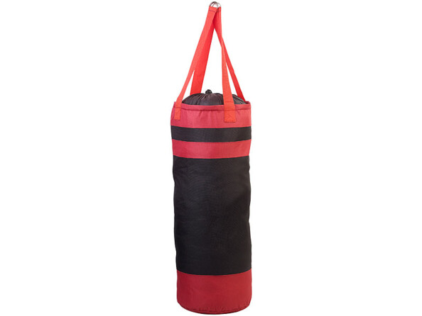 sac a linge sale forme sac de frappe de boxe punching ball avec mousqueton à accrocher tringle