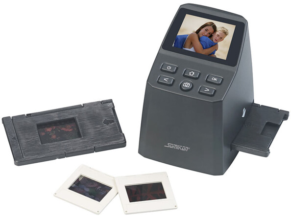 Scanner autonome 8 Mpx / 2400 dpi pour diapositives et négatifs : SD-950