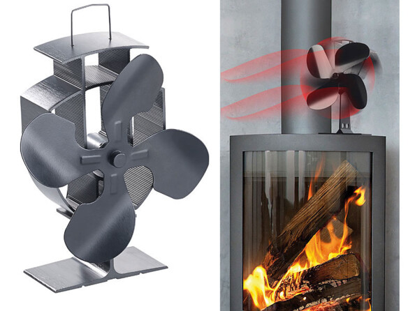 Ventilateur répartiteur thermoélectrique pour poêle à bois pour faire circuler l'air chaud par Carlo Milano