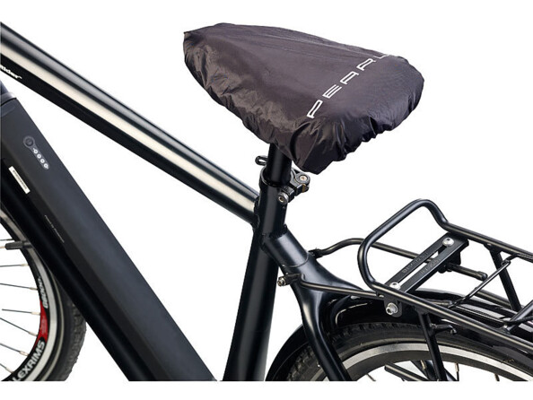 Selle de vélo électrique protégée par la housse étanche Pearl
