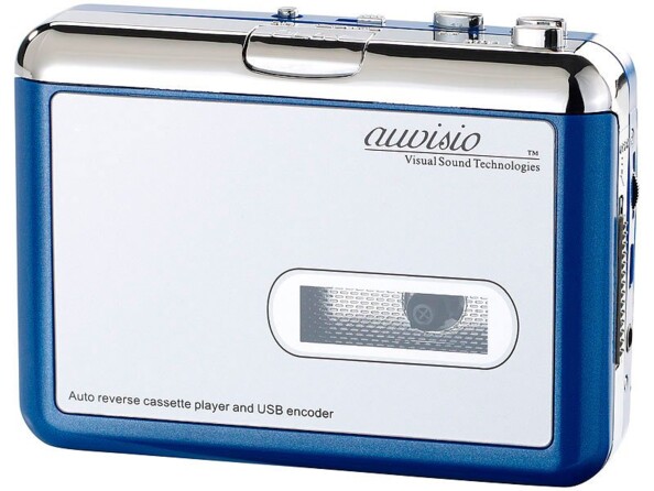 Baladeur encodeur cassette USB Tape2PC Blue Edition reconditionné de la marque Auvisio