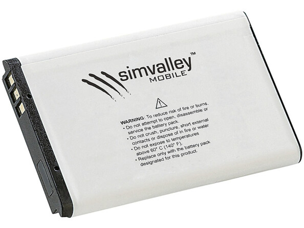 batterie de remplacement pour telephone a clapet simvalley xl947