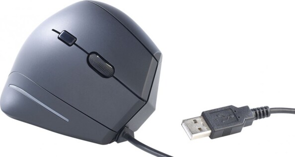 WE - Souris verticale - 5 boutons - filaire - USB