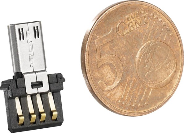 Lot de 2 adaptateurs Micro USB vers USB - Adaptateur USB vers Micro USB -  Adaptateur Micro USB vers USB - Prise Micro USB vers USB Femelle 
