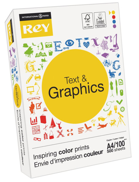 Papier A4 Rey ''Text & Graphics'' - 100 g/m²