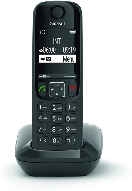 Téléphone fixe AS690 Solo - Sans répondeur - Noir