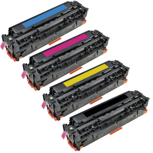 Pack de 4 toners CMJN compatibles HP CF540X, CF400X / Canon 045H, 054H de la marque Coperior
