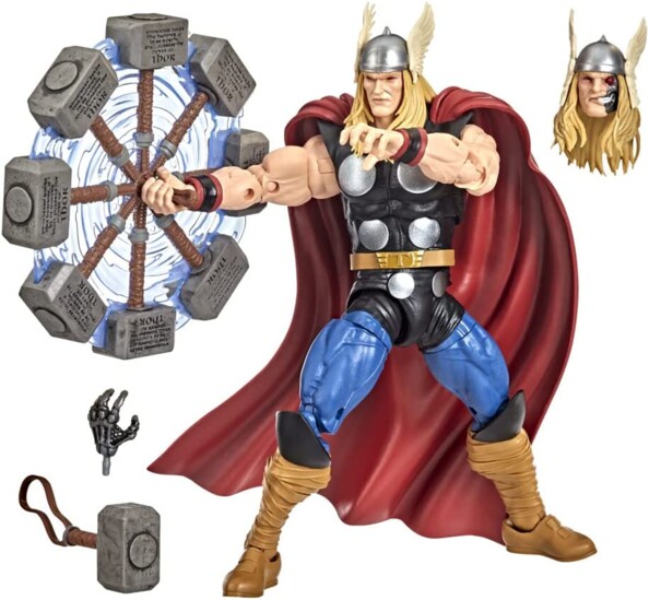 Figurine d'action Marvel Ragnarok avce accessoires 