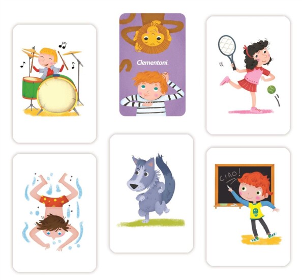 Illustrations du jeu Mime avec garçon batteur et enfants