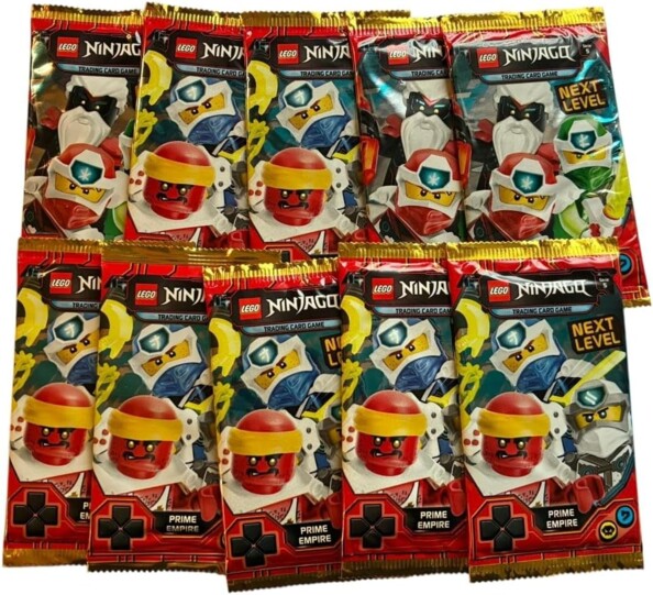 10 boosters cartes LEGO Ninjago Prime Empire en allemand