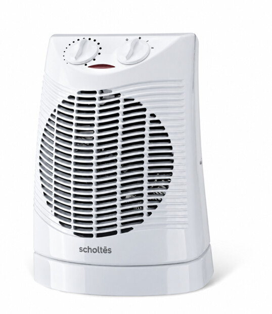Chauffage soufflant oscillant 2000 W pour salle de bains - Blanc